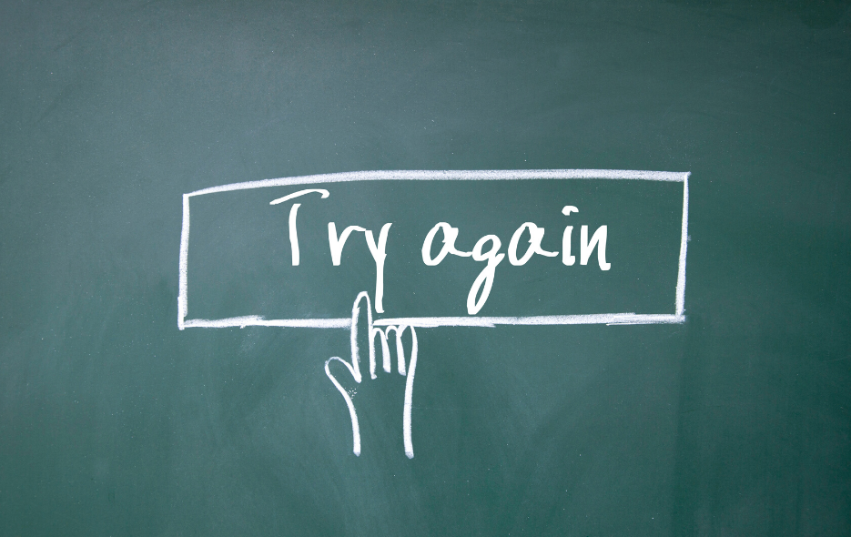 try again