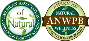 AANWP Practitioner Board and Provider Board logos for certified natural wellness professionals and accredited institutions
