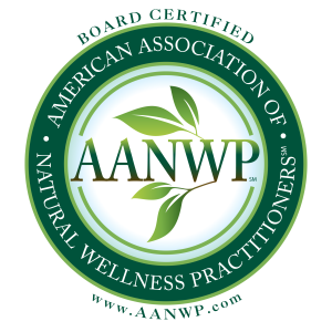 **Board Certified American Association of Natural Wellness Practitioners (AANWP) certification badge